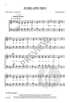 Jubilate Deo von Bernard Sexton 
