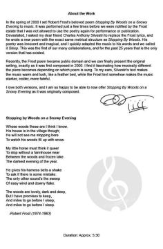 Stopping By Woods on a Snowy Evening von Eric Whitacre 