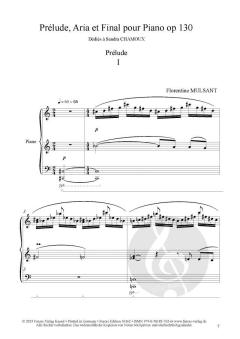 Prélude, Aria et Final von Florentine Mulsant 