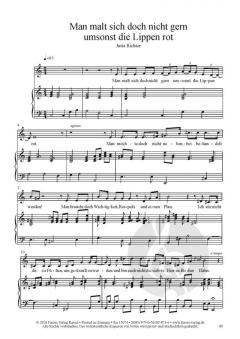 Man malt sich doch nicht gern umsonst die Lippen rot von Sylva Bouchard-Beier 