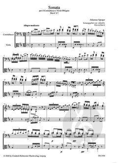 Sonata per il Contrabasso e Viola obligato von Johann Matthias Sperger 