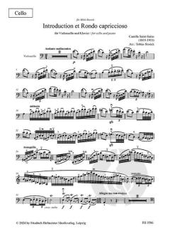 Introduction et Rondo capriccioso für Violine und Klavier von Camille Saint-Saëns 