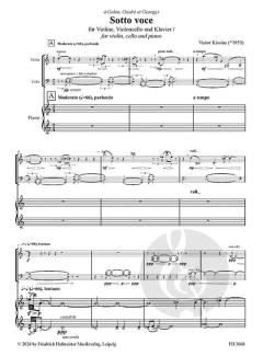 Sotto Voce von Victor Kissine 