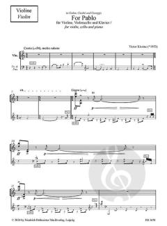 For Pablo von Victor Kissine 