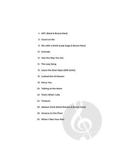 Super Easy Songbook: Bruno Mars 