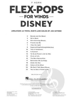Flex-Pops for Winds: Disney 