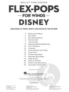 Flex-Pops for Winds: Disney 