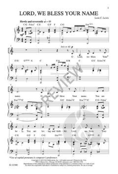 Lord, We Bless Your Name von Leon C. Lewis 