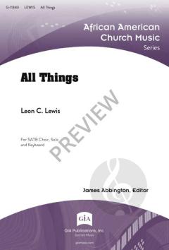 All Things von Leon C. Lewis 
