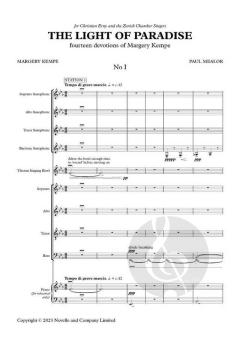 The Light of Paradise von Paul Mealor 