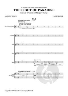 The Light of Paradise von Paul Mealor 