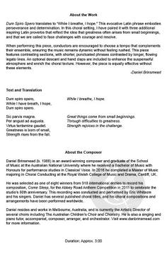 Dum Spiro Spero von Daniel Brinsmead 