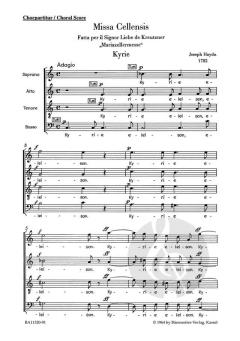 Missa Cellensis Hob. XXII:8 von Joseph Haydn 