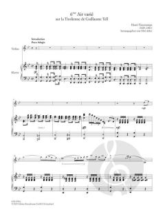 Airs variés Nr. 6 & 7 von Henri Vieuxtemps 