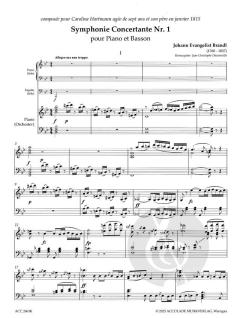 Symphonie concertante Nr. 1 C-Dur von Johann Brandl 