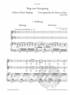 Wege zum Duettgesang - ein deutscher "Vaccai" für zwei von Steffen Wolf 