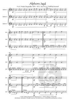 ALPHORN Jagd von Johann Friedrich Burgmüller 