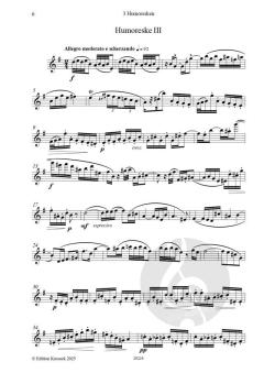 3 Humoresken op. 52 von Joseph Lauber 