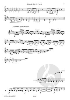 Trio Nr. 1 op. 81 von Georg Abraham Schneider 