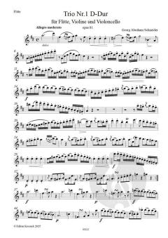Trio Nr. 1 op. 81 von Georg Abraham Schneider 