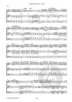 Trio Nr. 1 op. 81 von Georg Abraham Schneider 