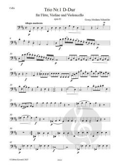 Trio Nr. 1 op. 81 von Georg Abraham Schneider 