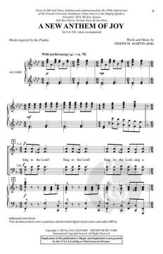 A New Anthem Of Joy von Joseph M. Martin 