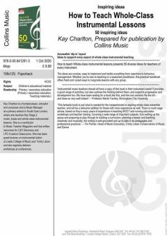 How to teach Whole-class instrumental lessons von Kay Charlton 