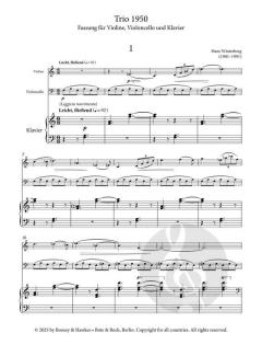 Trio 1950  von Hans Winterberg 