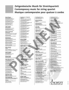 Streichquartett  von Anno Schreier 