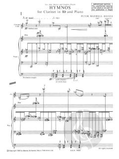 Hymnos von Peter Maxwell Davies 
