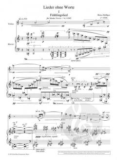 Lieder ohne Worte 2 von Heinz Holliger 