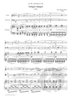 Adagio adagio von Hans Werner Henze 