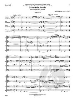 Mountain Roads von David Maslanka 