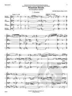 Mountain Roads von David Maslanka 