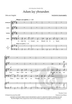 Adam lay ybounden von Vicente Chavarría (Download) 