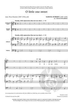 O little one sweet von Samuel Scheidt (Download) 