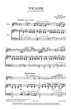 Vocalise op. 34/14 (Sergei Rachmaninow) 