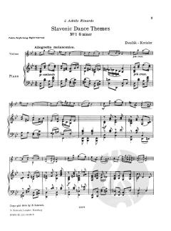 Slawische Tanzweisen Nr. 1 g-Moll von Antonín Dvorák 
