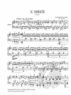 Sonate Nr. 2 d-Moll op. 14 von Sergei Sergejewitsch Prokofjew 