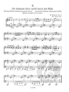 Silhouetten op. 31 von Vladimir Rebikov 