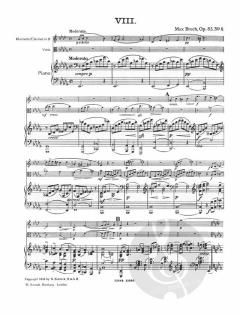 Acht Stücke 8 es-Moll op. 83 (Max Bruch) 