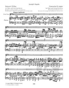 Flötenkonzert D-Dur Hob. VII/D1 von Joseph Haydn für Flöte und Streichorchester (Cembalo ad lib.) im Alle Noten Shop kaufen