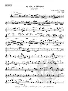 Trio B-Dur von Joseph Friedrich Hummel 