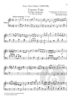 Konzert F-Dur von Franz Xaver Richter 