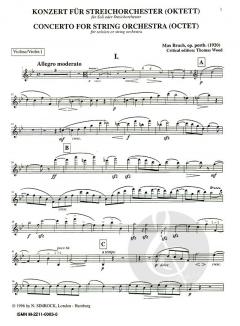 Oktett op. posth. von Max Bruch 