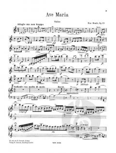 Ave Maria op. 61 von Max Bruch 