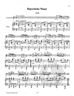 Ungarische Tänze Band 3 von Johannes Brahms 