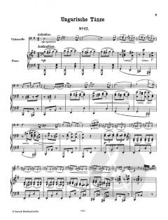 Ungarische Tänze Band 4 von Johannes Brahms 