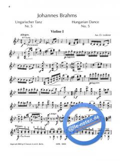 Ungarische Tänze Nr. 5 und 6 von Johannes Brahms 